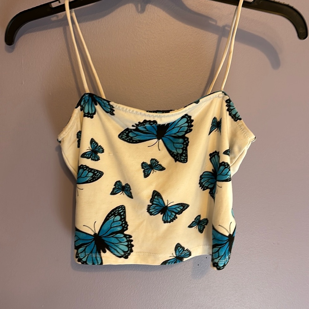 Women’s Butterfly Crop Top